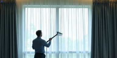Commercial drapes cleaning service mount-warren-park hotels offices